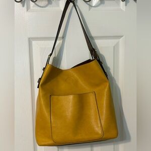 Charleston Bags Sunflower Derby Hobo Tote-Snap-In Inside Bag, Vegan Leather